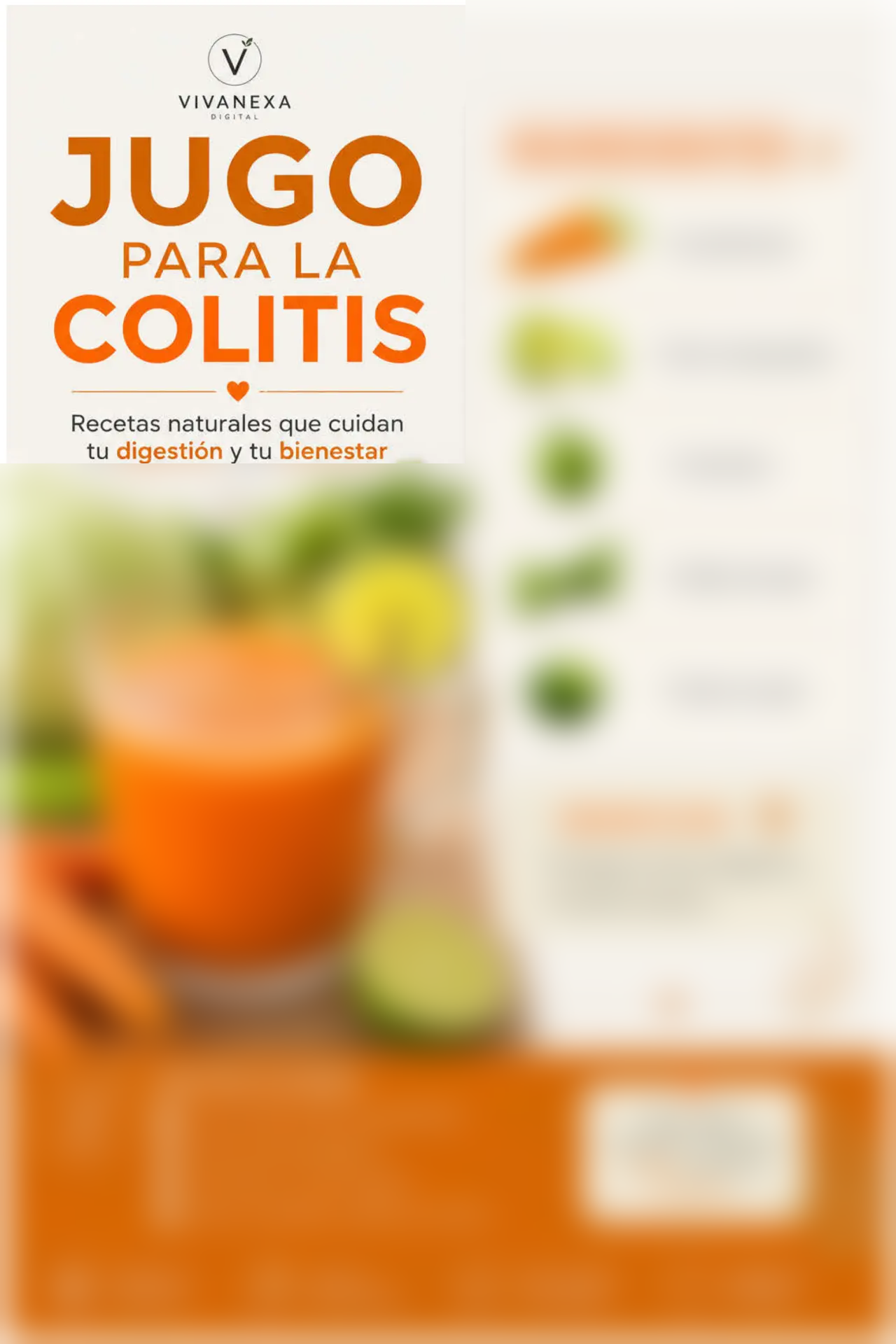 Receta de jugo para la colitis